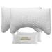 Memory Foam Pillows - Side Sleeper Pillow - Curved Pillow - Arched - Neck Pillow for Pain Relief - Queen Bed Pillow 2 Pack