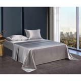 4 Pcs Satin Silky Soft Queen Bed Sheet Set