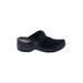 Bzees Mule/Clog: Slip-on Platform Classic Blue Print Shoes - Women's Size 8 1/2 - Round Toe