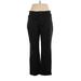 Lee Casual Pants - High Rise Flared Leg Boyfriend: Black Bottoms - Women's Size 14