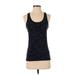 Athleta Active Tank Top: Blue Activewear - Women's Size Small