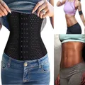 Ceinture à trois boutonnage pour femme vêtement moulant respirant Slim taille Plus Sexy