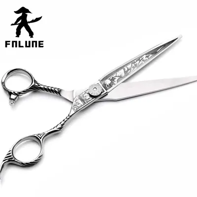 FnLune – ciseaux professionnels pour Salon de coiffure en acier au tungstène coupe accessoires de