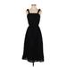 Old Navy Cocktail Dress - Midi Square Sleeveless: Black Solid Dresses - Women's Size X-Small