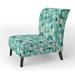 Slipper Chair - George Oliver 21" Wide Slipper Chair in Black/Brown/Green | Wayfair 7B8824297E4244FDB27BE8F23F7CC84C