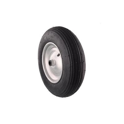 WAGNER Schubkarrenrad LUFTBEREIFT - Ø Rad 400 x 90 mm, Achsloch 20 mm, Stahlfelge, Tragkraft 150 kg - 04940001 Image