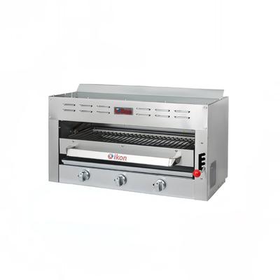 IKON IRSB-36 36" Gas Salamander Broiler, Convertible, Stainless Steel, Gas Type: Convertible