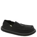 Sanuk Men's Donny Slip-On - 12 Black Slip On Medium