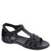 Easy Spirit Leia - Womens 8.5 Black Sandal Medium