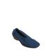 Mailu Wedge Knit Shoe - Blue - Arcopedico Heels