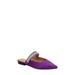 Move Crystal Embellished Pointed Toe Satin Flat