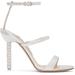 Silver Rosalind Heeled Sandals