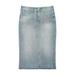 Mid-Length Denim Skirt