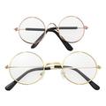 2 Pcs Sun Glasses for Doll Pet Vintage Accessories Sunglasses Round Small Color Decor