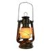 Vintage Hurricane Lantern Rechargeable and Battery Powered Metal Hanging Lantern with Dimmer Switch for Indoor or Outdoor