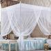 FaLX Romantic Princess Lace Canopy Mosquito Net No Frame for Twin Full Queen King Bed