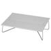 ALSLIAO Outdoor Camping Foldable Table Aluminum Alloy Camping Table Camping Furniture