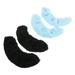 Skate Set 2 Pairs Ice Skates Accessories Blade Visor with Hair for Men Polyester and Women