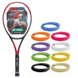 Yonex VCore 98 7th Gen Scarlett Tennis Racquet Choice of String & Tension Yonex Poly Tour fire 17 G 4 3/8