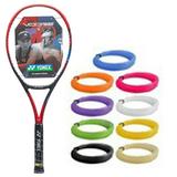 Yonex VCore 98 7th Gen Scarlett Tennis Racquet Choice of String & Tension Yonex Poly Tour fire 17 G 4 1/2