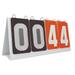 BAOSITY Flip Number Score Board Portable Multi Sports Scoreboard for Baseball Soccer Red and Gray
