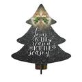 JINCHANG Christmas Sign Garden Stake Christmas Decorations Waterproof Acrylic Christmas Tree Garden Stake Double Sided Yard Decorations Outdoor Stake Home Garden Decor Party Decorations