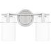 Quoizel Sey8614 Seymour 2 Light 14 Wide Bathroom Vanity Light - Nickel