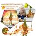 TANGNADE Harvests Festival Sunflower Pumpkin Faceless Gnome Doll Thanksgiving Home Decor Ornaments Pack Multi-color B