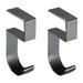 Portable Aluminum Desk Side Hanging Hooks - Multi-functional Student Storage