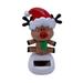 âœª Funny Christmas Solar Powered Ornaments Console Dashboard Interior Accessory