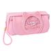 Yucurem Quicksand Pencil Case Kawaii Cat Girl School Stationery Pen Bag (Pink)