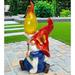 Daisy & Olive | EC36 Garden Gnome Solar Large Gnomes Outdoor for Patio Solar Garden Gnomes Outdoor Garden Gnome Gifts Outdoor Garden Decor Sister Gift | Gift for Women| Yard Decor