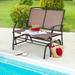 Iron Patio Rocking Chair for Outdoor Backyard and Lawn