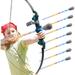 Chok Fiberglass Bow & Arrow Archery Set with LED Flash Lights 9 Arrows Bow and Arrow for Kids 8-12 Crossbow Indoor & Outdoor Toys Shoots Over 100 Feet