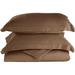 London Premium Rayon From Bamboo Solid Duvet Cover Set King/ California King Taupe