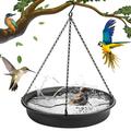 Hanging Bird Bath Hanging EC36 Bird-Feeder - CARGEN Garden Bird Bat Bird Feeder Plate Hanging Tray Bird Bath Tray Hanging Bird Water or Bird Seed hanging bird baths for outdoors