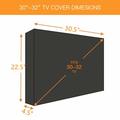 30-58 Inch Dustproof Waterproof TV Cover Outdoor Patio Flat Television Protector Oxford Cloth Coated Outdoor Waterproof And Dustproof