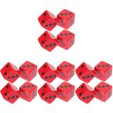 Dice Board Game Dices Party Beer Toy Games Boards Chess Round Corner Dot Acrylic Multipurpose Red