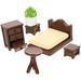 Models Furniture Tiny Plant Pots Little Tables Doll House Miniature Bed Miniature Bed for Doll House Sofa Resin