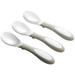 ECR4Kids My First Meal .. Pal Toddler Spoons-Free and .. Dishwasher Safe Utensils for .. Babies and Kids Children s .. Flatware for Self-Feeding White/Light .. Grey (3-Pack)