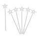 Fairy Sticks Electroplating Pentagram Princess Party Supplies Child 6 Pcs