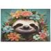 Dreamtimes Cute Baby Sloth Puzzles for Adults 500 Piece Intellectual Educational Decompressing Puzzle Toy for Kids Adults Birthday Gift 20.5 x14.9