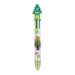 BAILANku 6-in-1 Multicolor Ballpoint Pen 6 Color Ballpoint Push Type Pen 0.5 MM Multicolor Ballpoint Pen Retractable Ballpoint Pens for Office School Supplies Students Children Gift