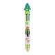 BAILANku 6-in-1 Multicolor Ballpoint Pen 6 Color Ballpoint Push Type Pen 0.5 MM Multicolor Ballpoint Pen Retractable Ballpoint Pens for Office School Supplies Students Children Gift