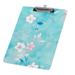 Hidove Acrylic Clipboard Beautiful Watercolor Rose Flower Standard A4 Letter Size Clipboards with Silver Low Profile Clip Art Decorative Clipboard 12 x 8 inches