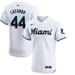 Jesus Luzardo Men's Nike White Miami Marlins Home Elite Custom Jersey