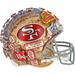 Joe Montana San Francisco 49ers Autographed Riddell Pro-Line Helmet with "I Left My Heart in Francisco" Inscription - Art by Charles Fazzino GL68085474