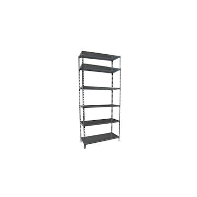 SimonRack Simonclick schraubenloses Metallregal 6 Böden. Farbe ANTHRAZIT/ANTHRAZIT 2500x1100x500 mm Image