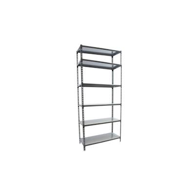 SimonRack Simonclick schraubenloses Metallregal 6 Böden. Farbe ANTHRAZIT/VERZINKT 2500x1000x300 mm Image