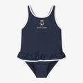 Ralph Lauren Baby Girls Navy Blue Polo Bear Swimsuit